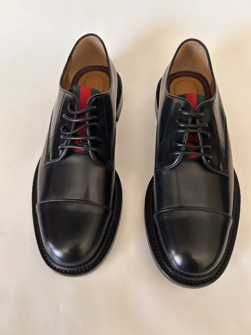 GUCCI Men's Lace Up Black Leather Dress Shoe Size 10 (US) NIB 838135 AAEYE 1048